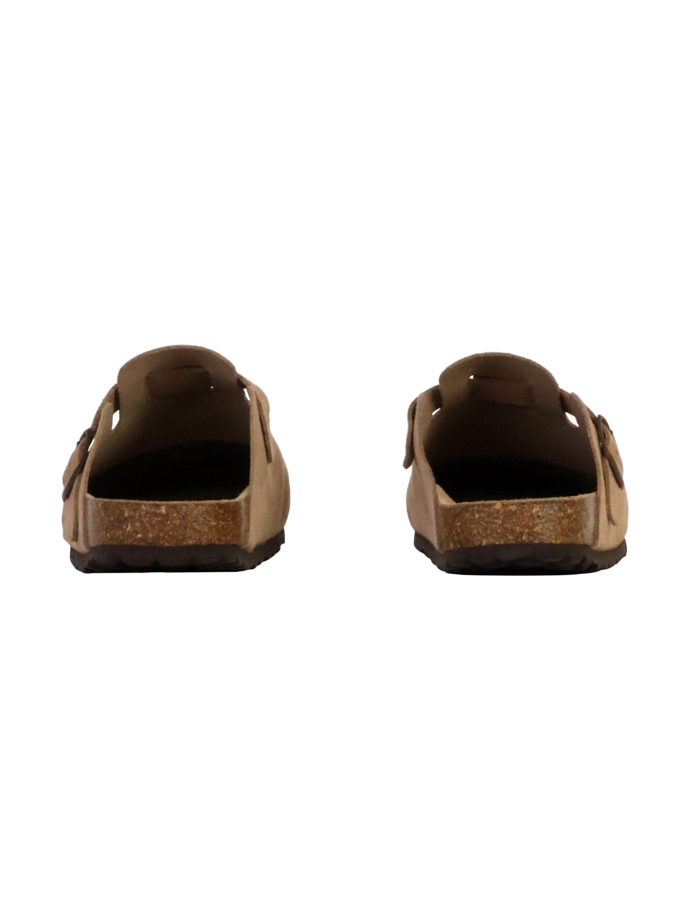 The Divine Factory Mule 'Joasis-Lederpantoletten' in Brown