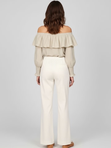 WEARABLE STORIES Bluse 'Noemie' i beige