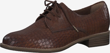 Chaussure à lacets TAMARIS en marron : devant