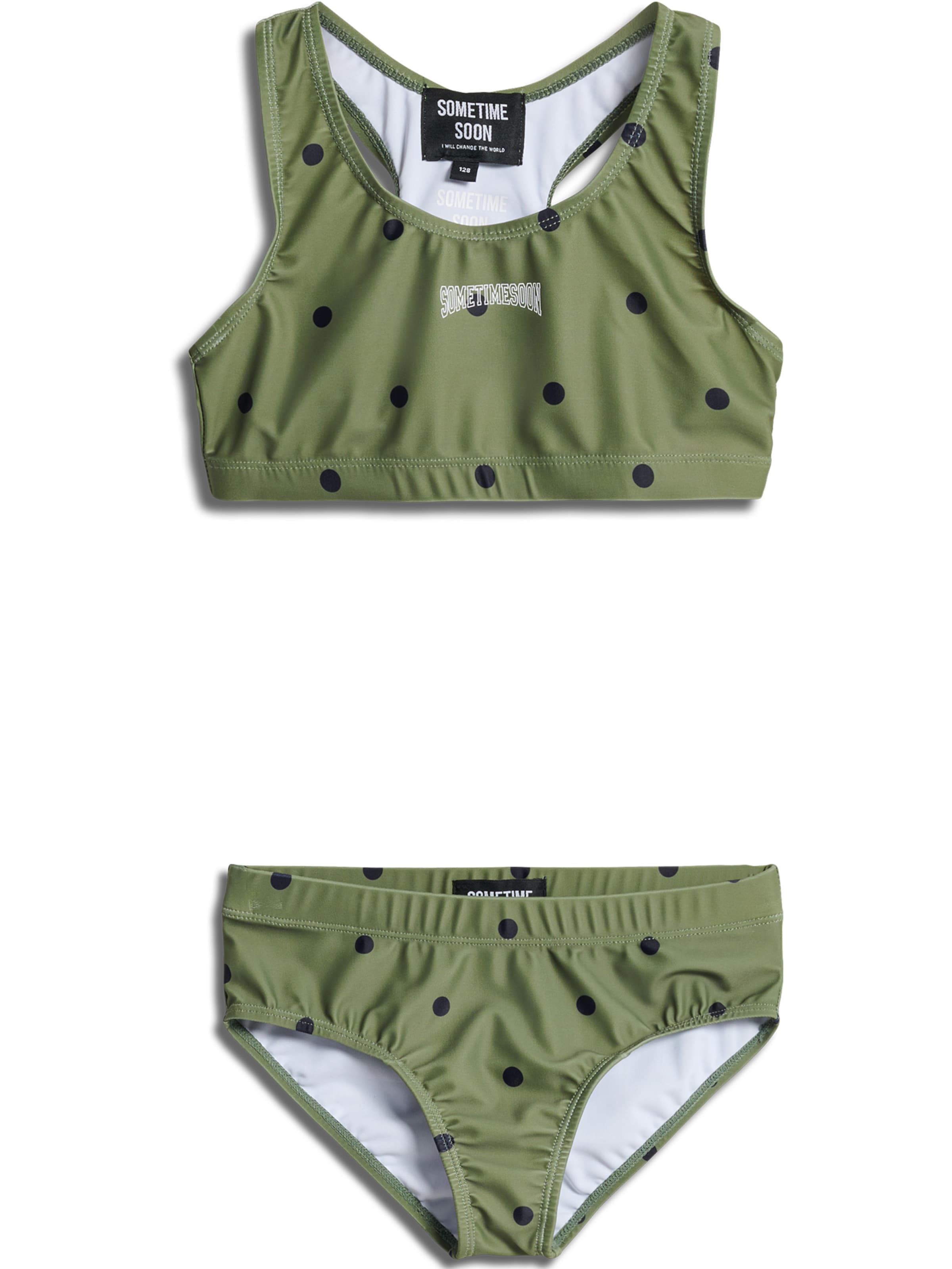 SOMETIME SOON T-shirt Bikini i grøn: forside