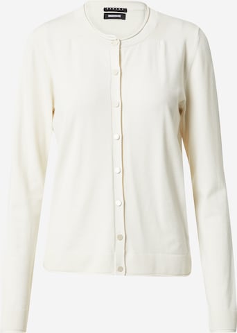 Sisley Knit Cardigan in White: front
