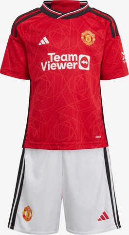 ADIDAS PERFORMANCE Trainingspak 'Manchester United 23/24' in Rood: voorkant