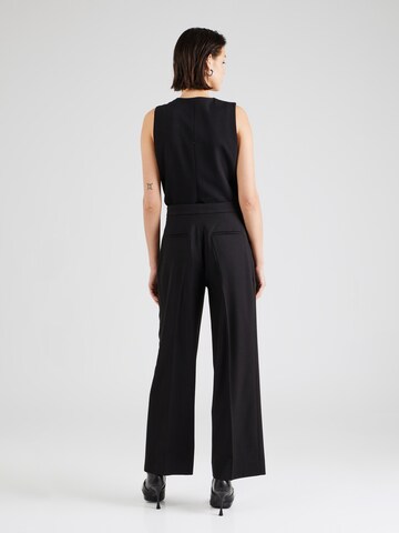 Calvin Klein Wide Leg Hose in Schwarz