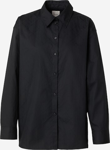 Chemisier Calvin Klein Jeans en noir : devant