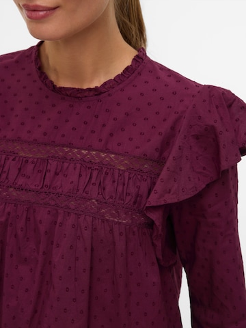 VERO MODA Pluus 'VMTRINE', värv punane