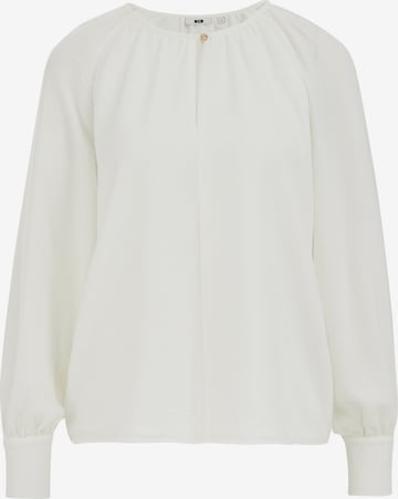 WE FashionBluza - bijela boja: prednji dio