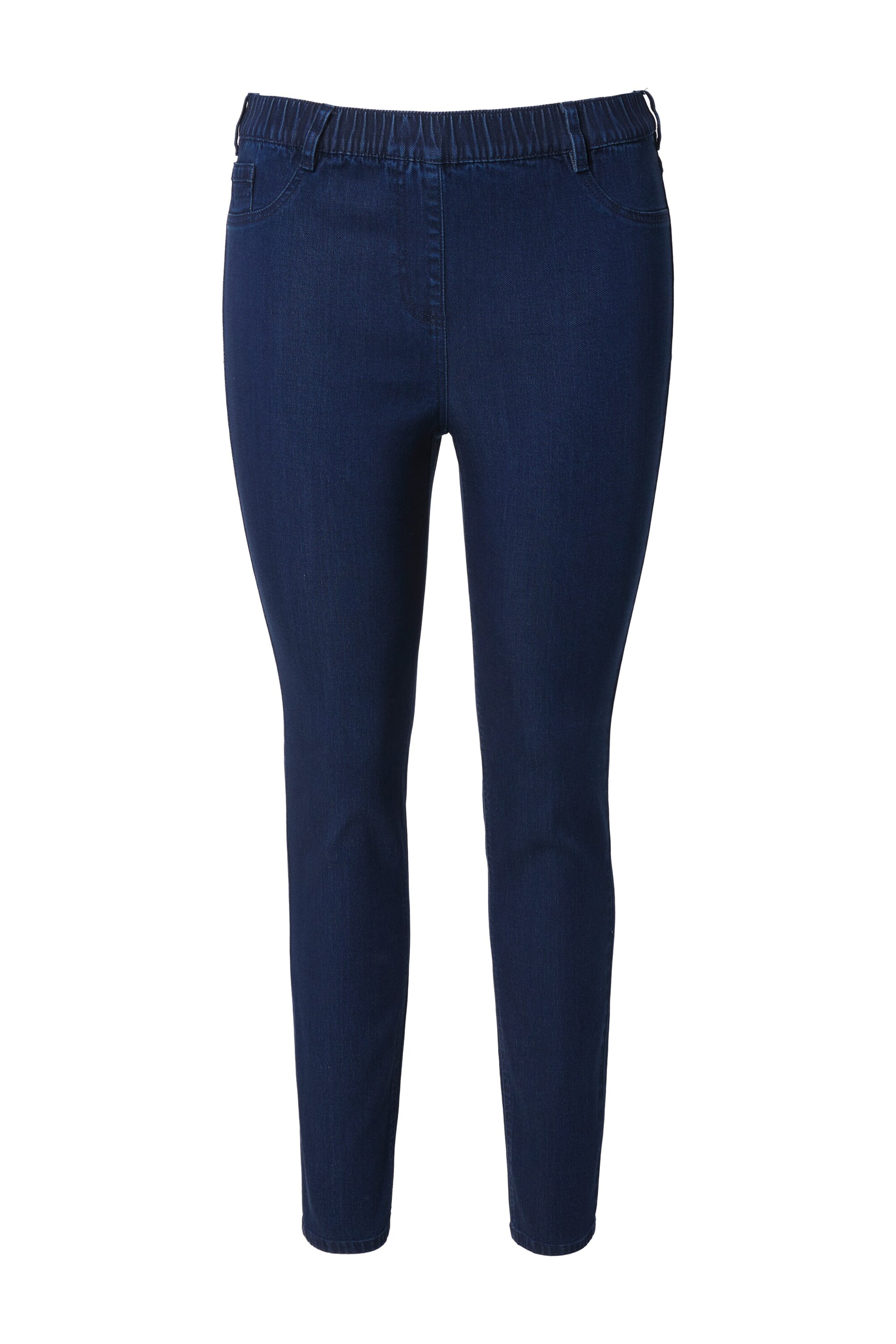Ulla Popken Jeggings 'Sienna' in Blauw: voorkant