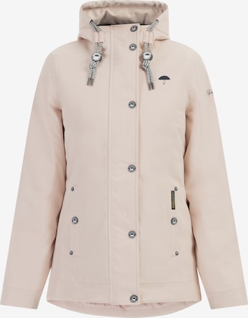 Schmuddelwedda Функциональная куртка 'Rabine' в Ярко-розовый: спереди