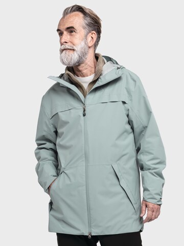 Schöffel Outdoor jacket ' Urban Parka Style Bohorok MNS ' in Grey: front