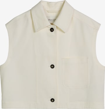 Gilet Marc O'Polo en blanc : devant