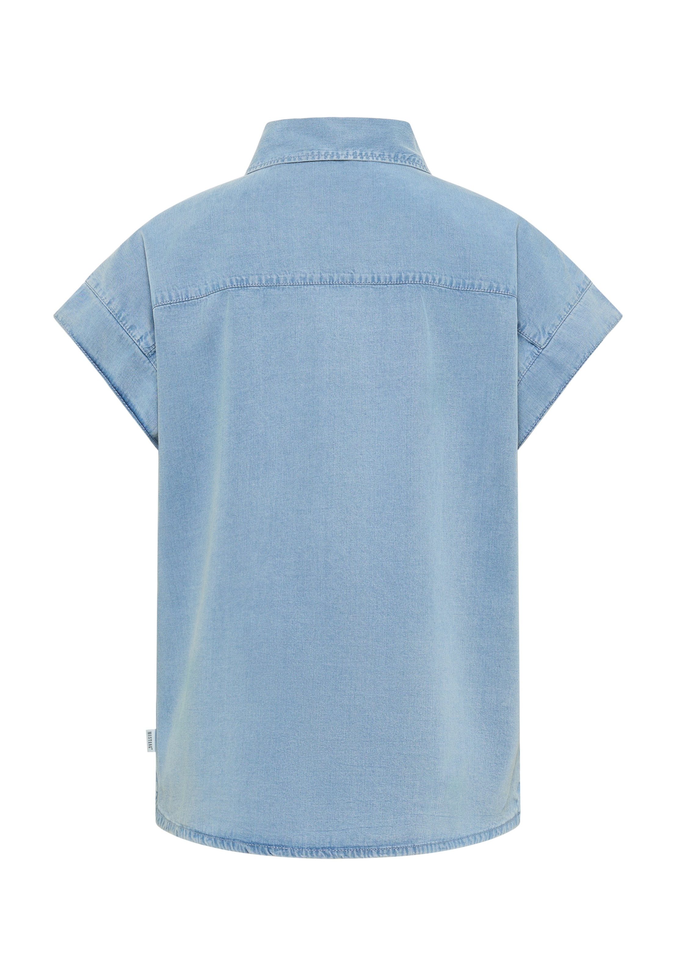 MUSTANG Bluse in Blau