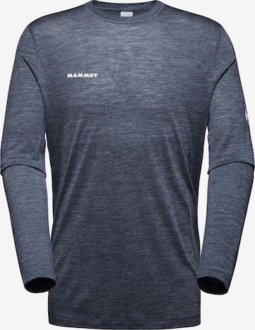 MAMMUT Funktionsshirt 'Tree Wool' in Blau: Vorderseite