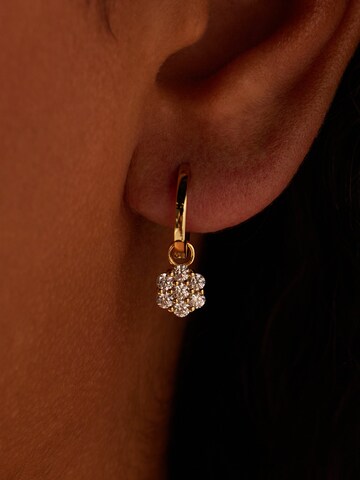 Boucles d'oreilles 'Chic' Lucardi en or : devant