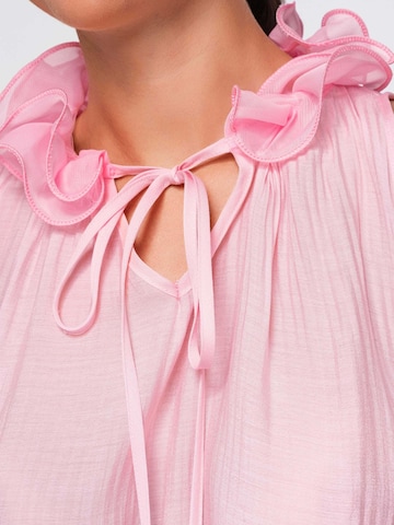 Ombre Bluse i pink