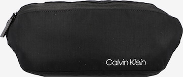 Calvin Klein - Riñonera en negro: frente
