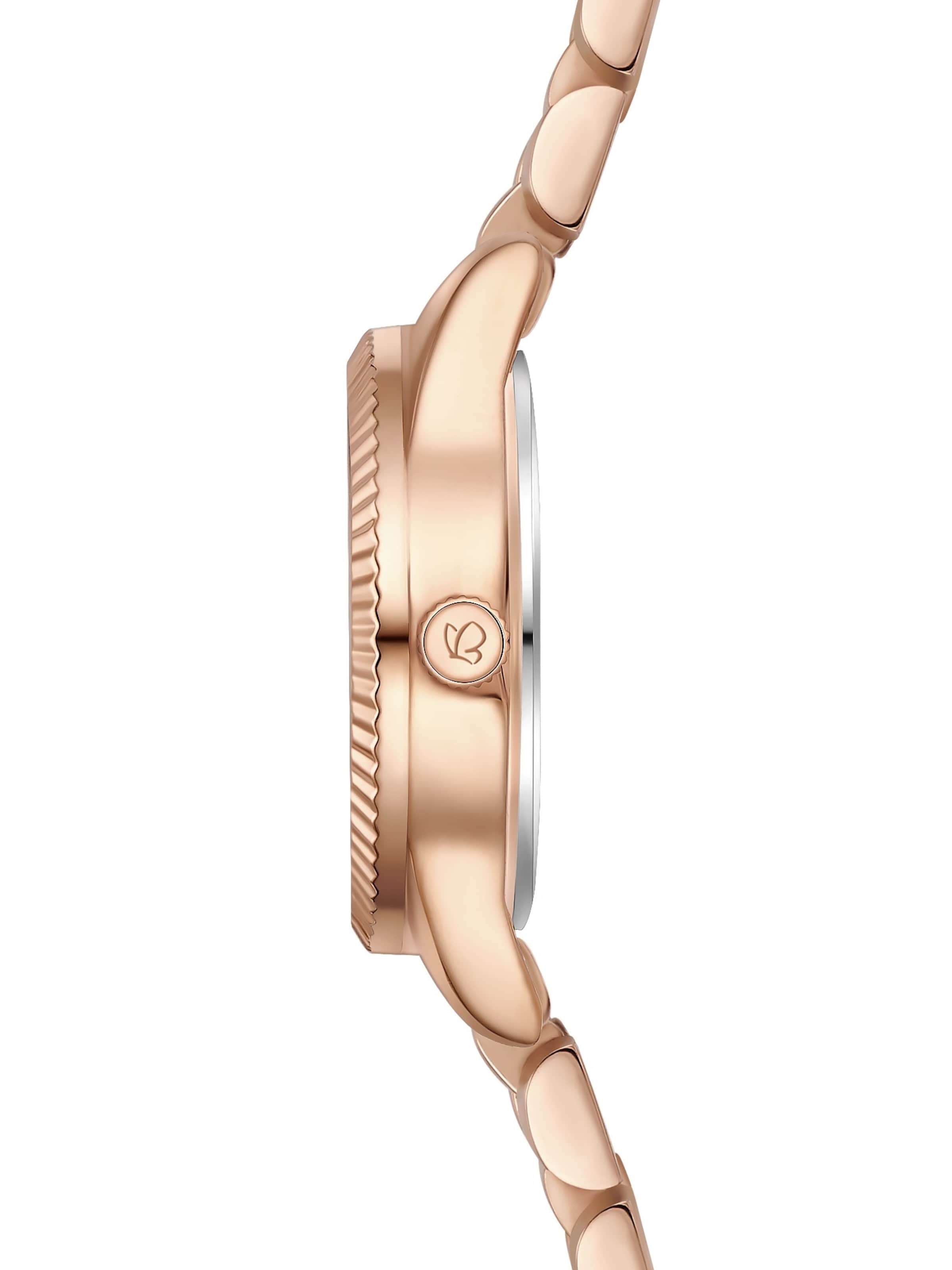 Montre à affichage analogique Glanzstücke München en or