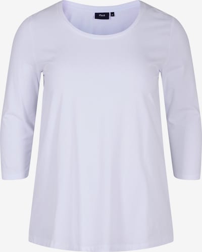 Zizzi T-shirt en blanc, Vue avec produit