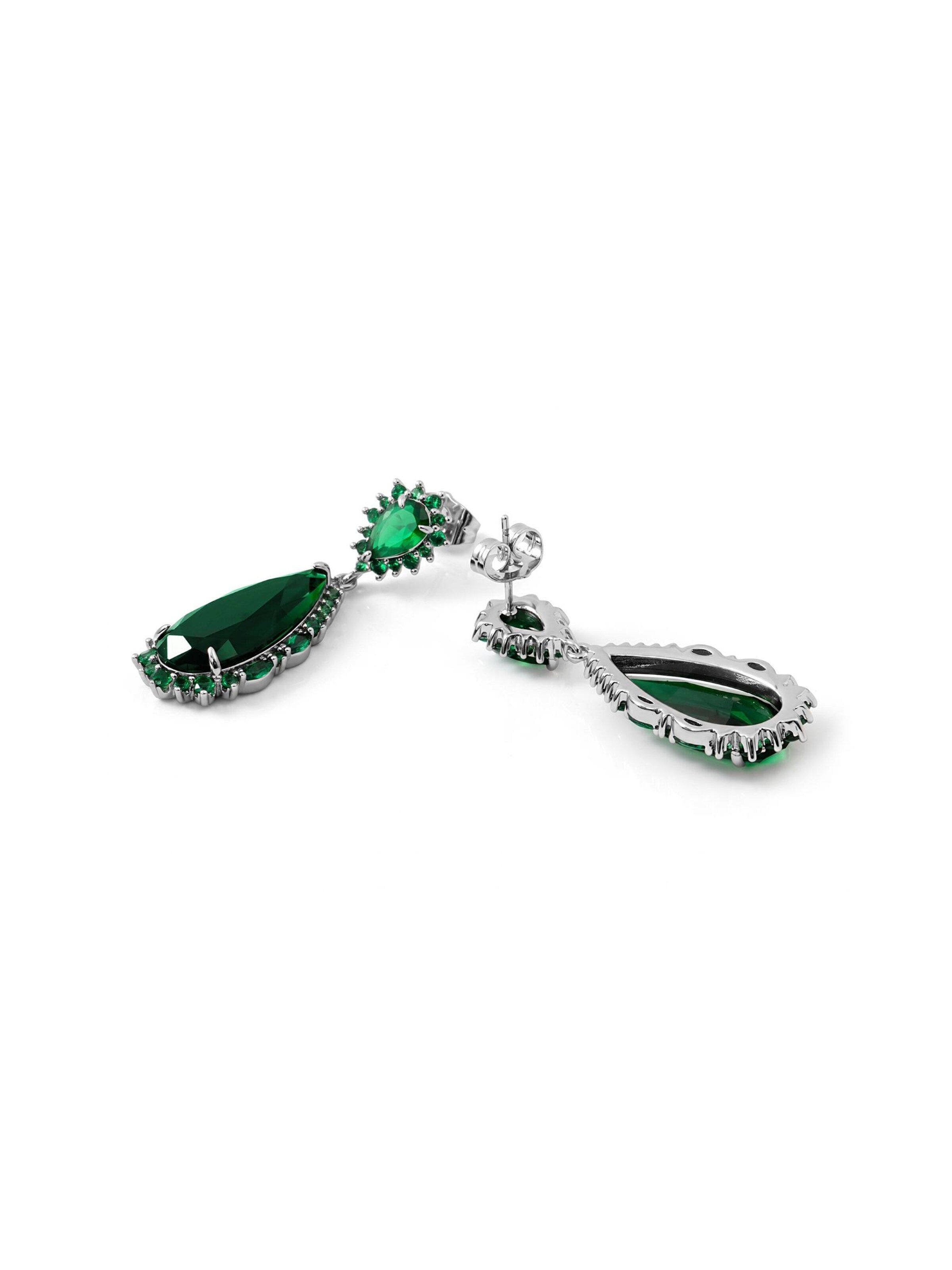 Boucles d'oreilles 'Cakrolm' Luxenter en vert