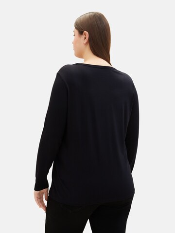 Tom Tailor Women + - Camiseta en negro