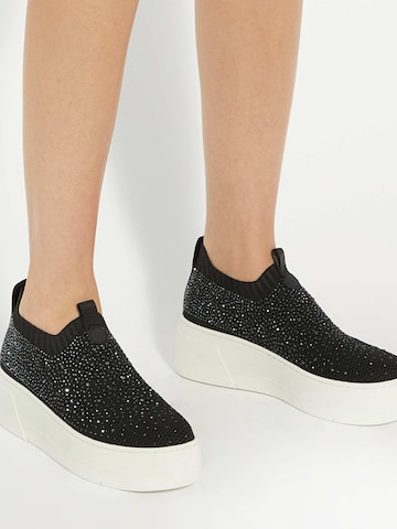 Slip on Dune LONDON en noir