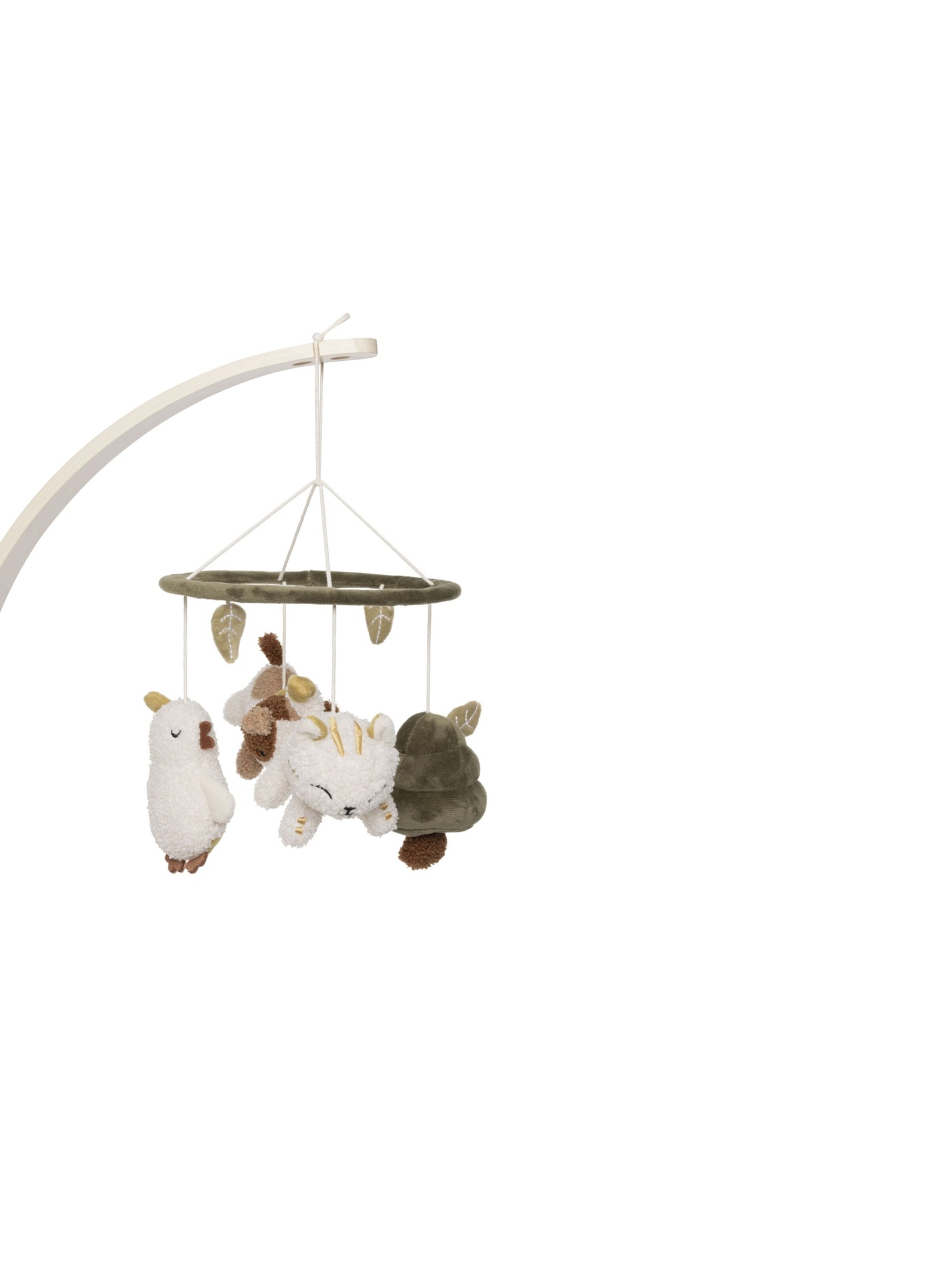 Jollein Knuffels 'Tiny Park' in Gemengde kleuren: voorkant