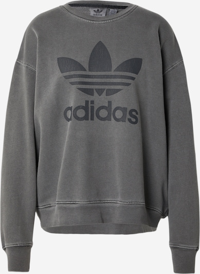 ADIDAS ORIGINALS Sweater majica 'Trefoil' u tamo siva / crna, Pregled proizvoda