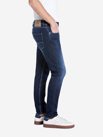 REPLAY - Slimfit Vaquero '10 OZ DARK INDIGO POWER STRETCH DENIM M0914 .000.41A 214' en azul