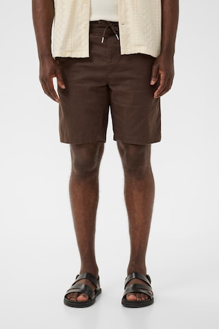 Matinique Regular Pants 'Barton' in Brown: front