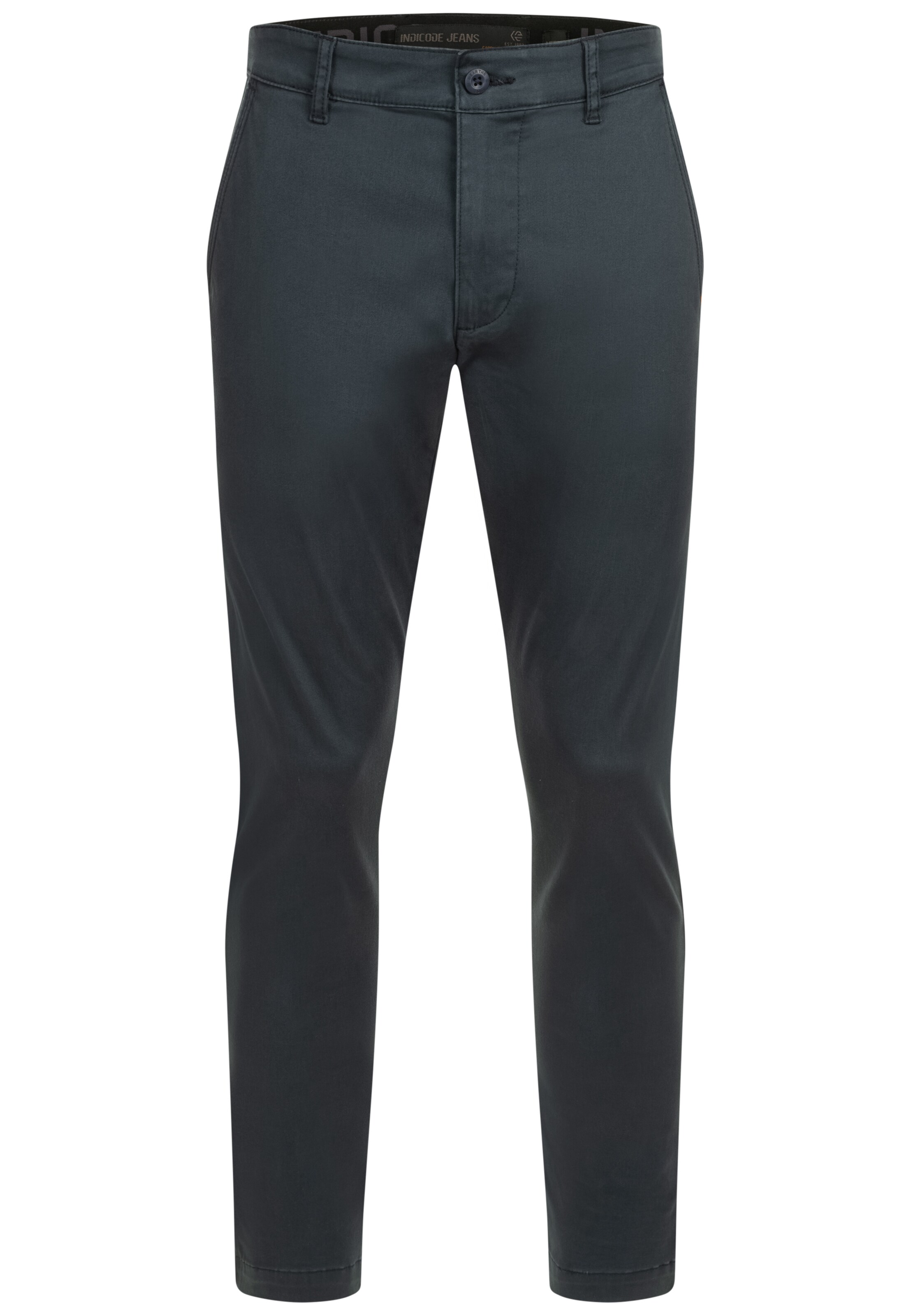 INDICODE JEANS Chino in Blauw: voorkant