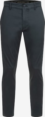 Pantalon chino INDICODE JEANS en bleu : devant