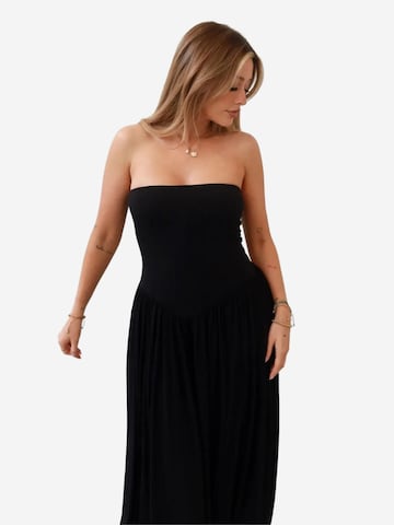Robe 'Maxi' Hiccup en noir : devant