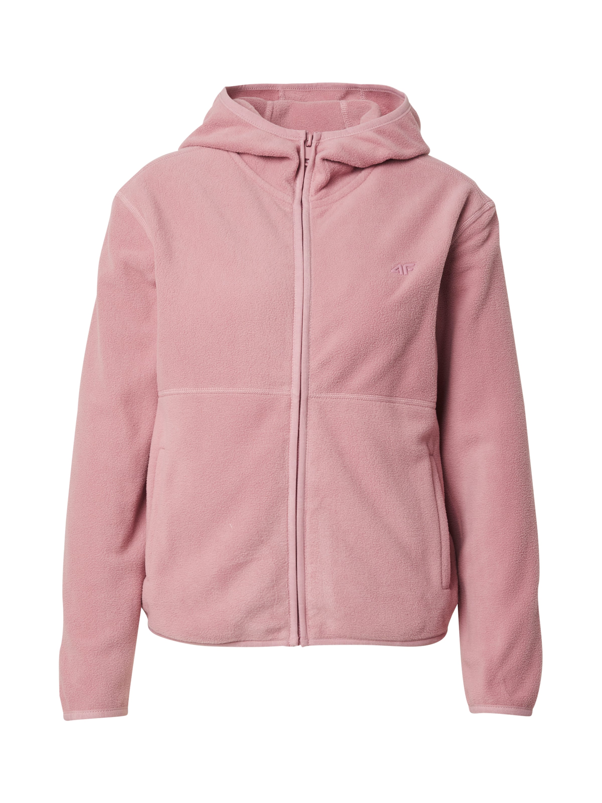 4F Funktionsfleecejacke in Pink: Vorderseite