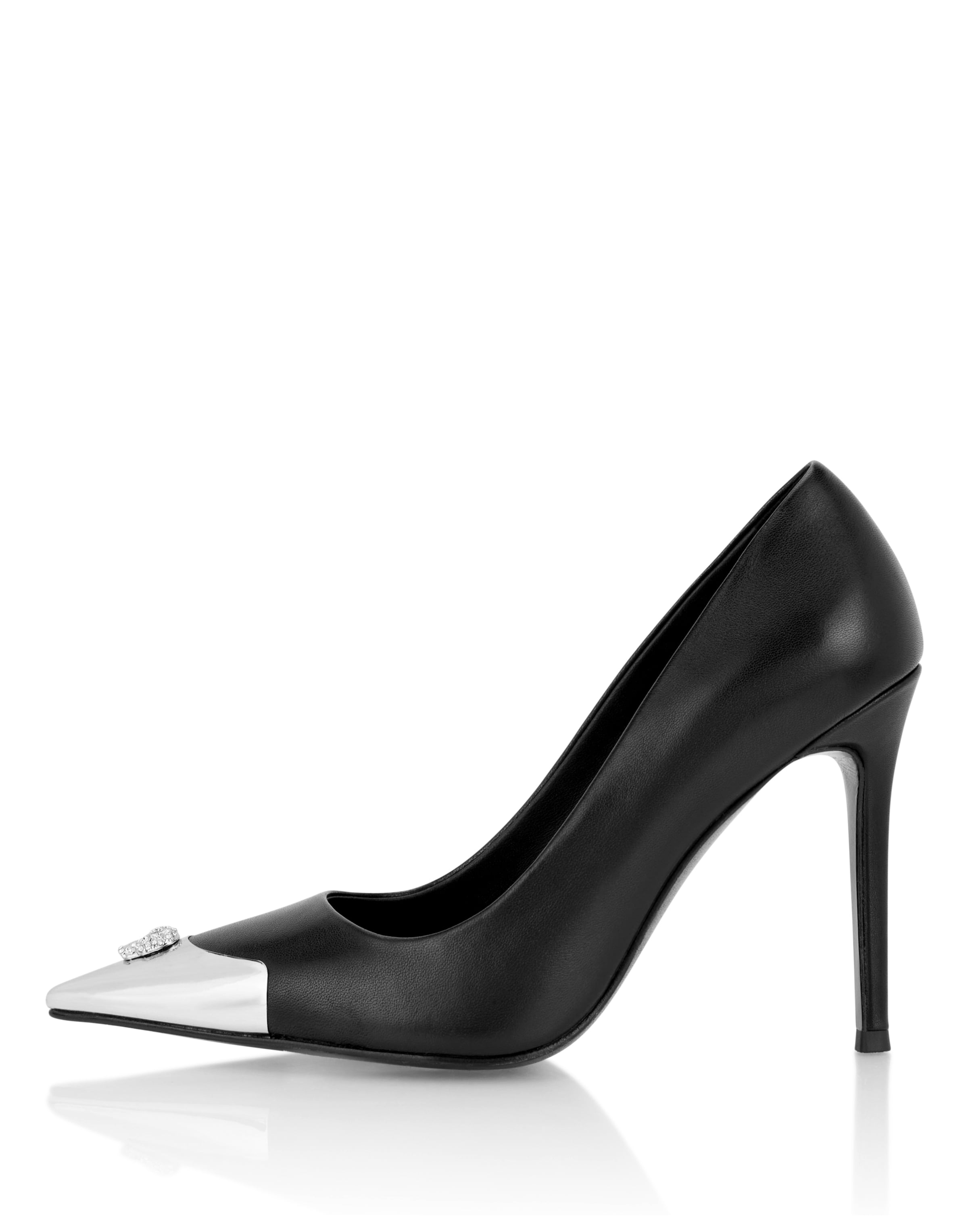 Escarpins à plateforme Philipp Plein en noir : devant