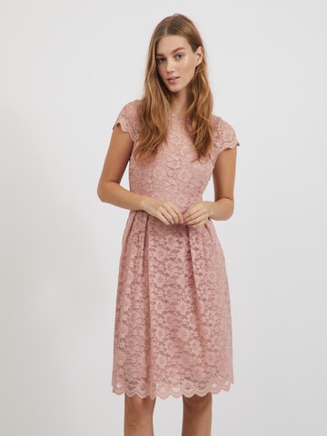 Robe de cocktail 'Kalila' VILA en rose : devant