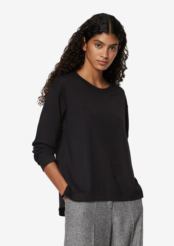 Marc O'Polo Sweatshirt in Black: front