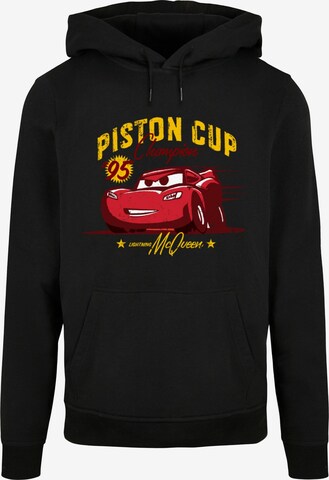ABSOLUTE CULT Sweatshirt ' Cars - Piston Cup Champion' in Zwart: voorkant