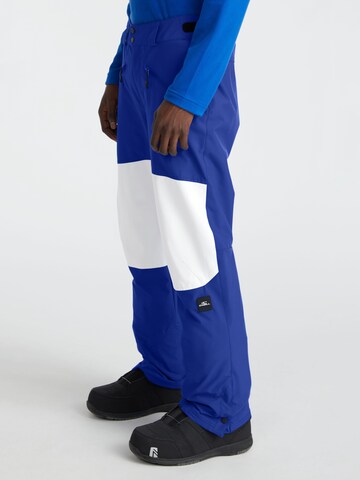 O'NEILL - Regular Calças outdoor 'Jacksaw' em azul