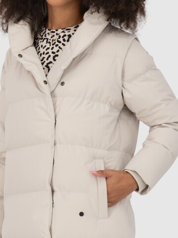 Alife and Kickin Vinterkappa 'Fleur' i beige