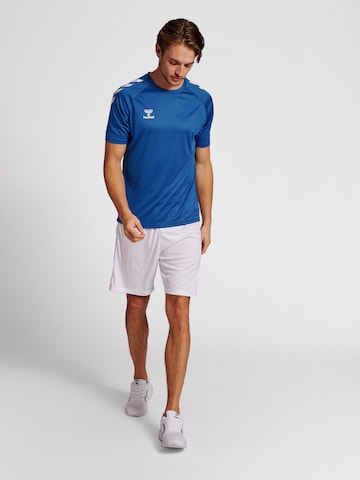 mėlyna Hummel Sportiniai marškinėliai