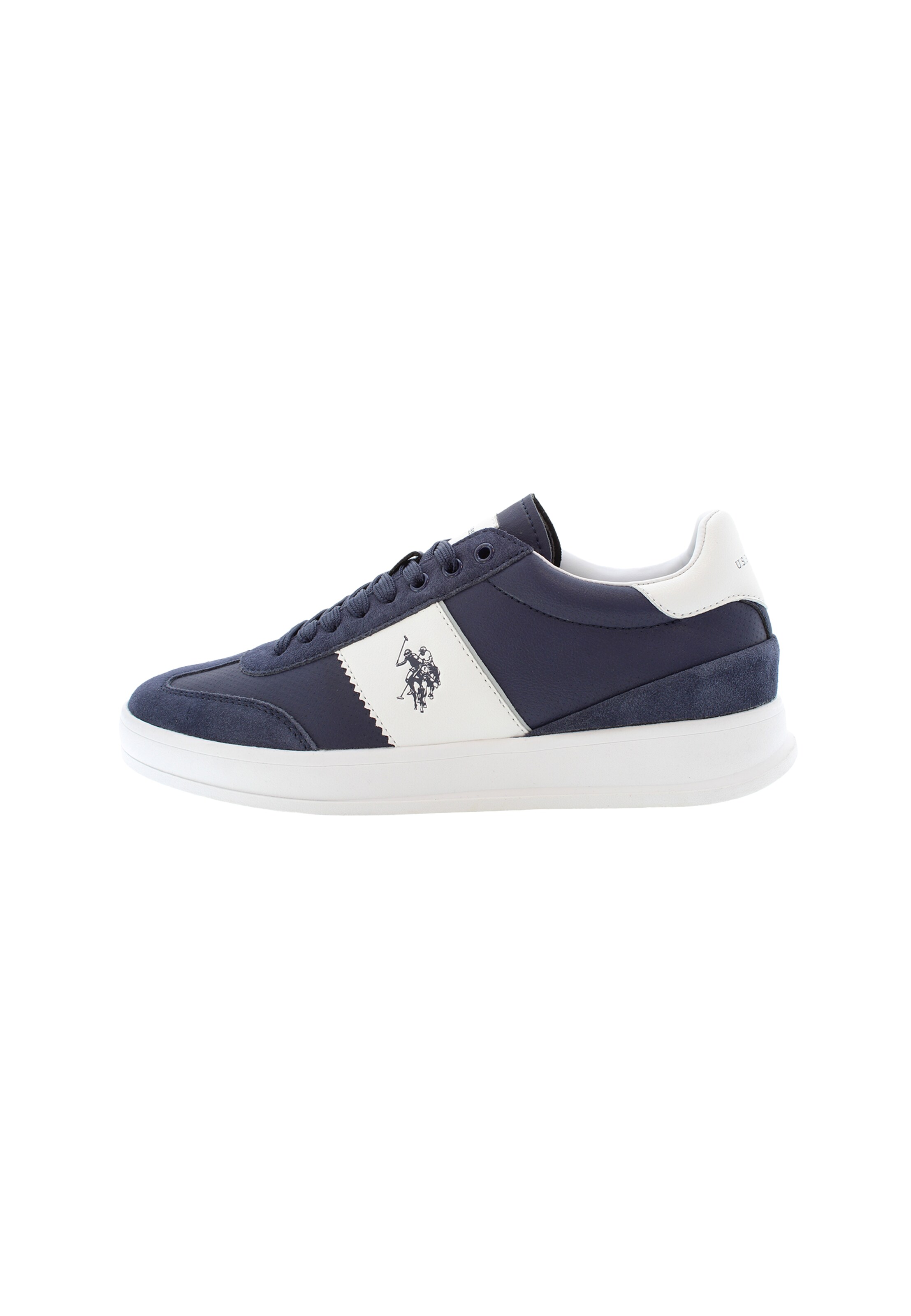 U.S. POLO ASSN. Sneakers laag 'Campy' in Blauw: voorkant