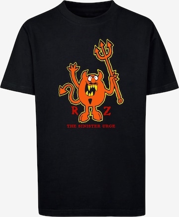 Merchcode Shirt 'Rob Zombie - Sinister Monster' in Zwart: voorkant