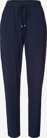 Hanro Pyjamabroek ' Sleep & Lounge ' in Blauw: voorkant