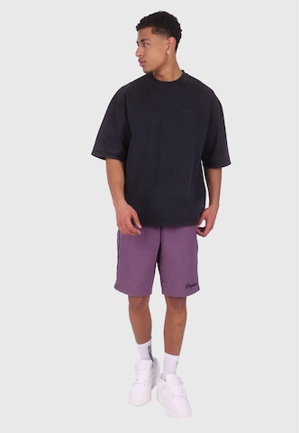 Dropsize Regular Trousers in Purple