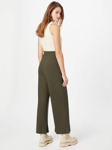 ABOUT YOU Wide leg Trousers 'Mona' in Green