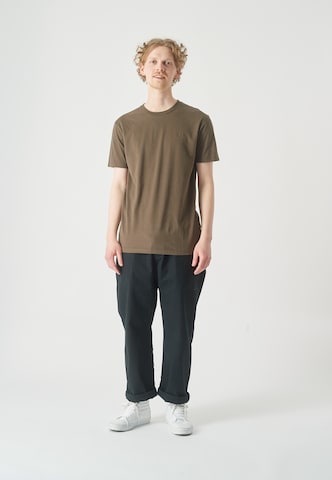 Cleptomanicx Shirt 'Ligull Regular' in Brown