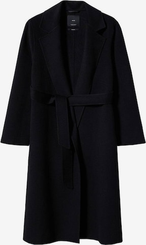 MANGO Between-Seasons Coat 'Batin' in Black: front