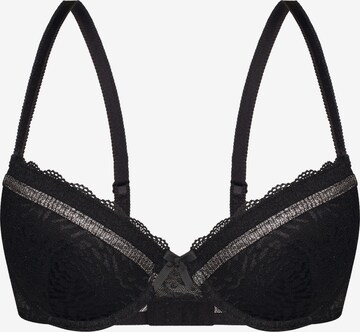 sassa Push-up Bra 'PLEASURE' in Black: front