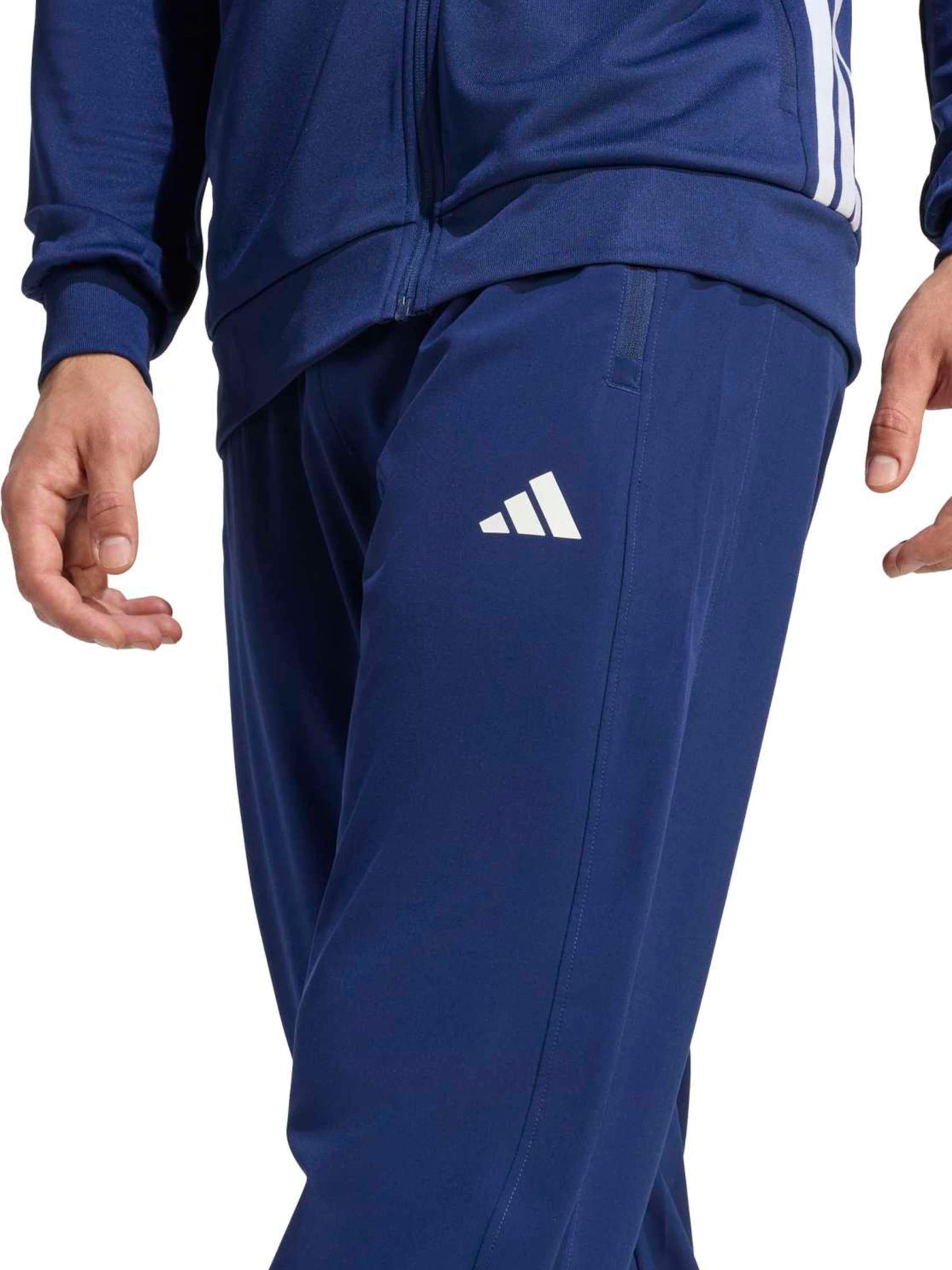 ADIDAS PERFORMANCE Tapered Sportbyxa i blå