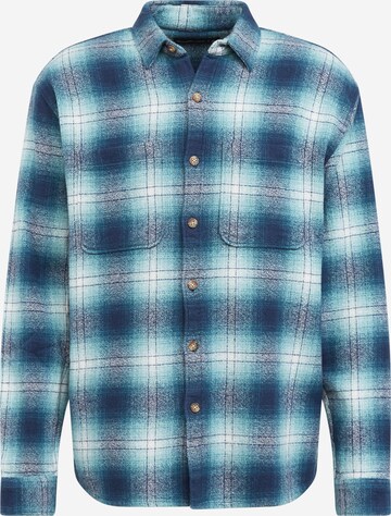 Abercrombie & Fitch - Regular Fit Camisa em azul: frente