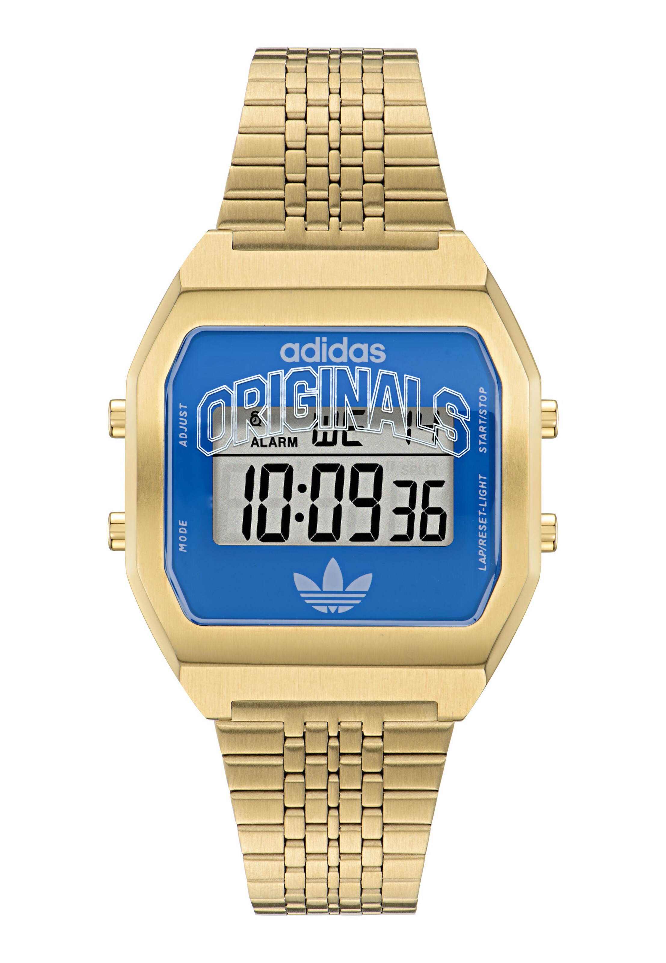 ADIDAS ORIGINALS Digitaal horloge in Goud: voorkant
